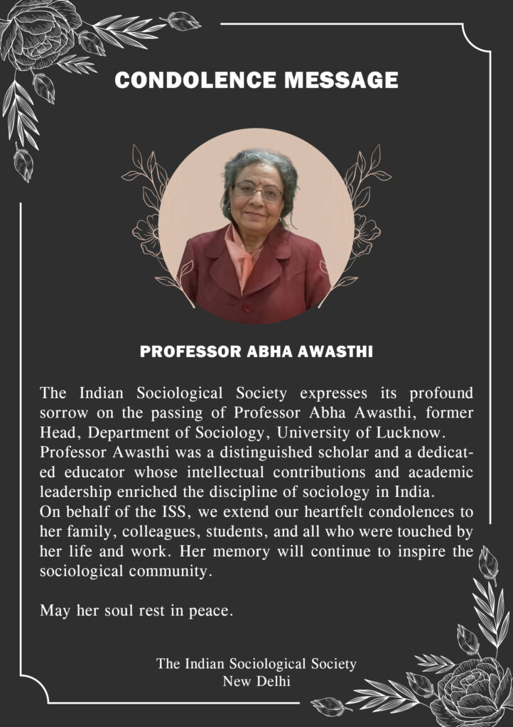 Condolence Message