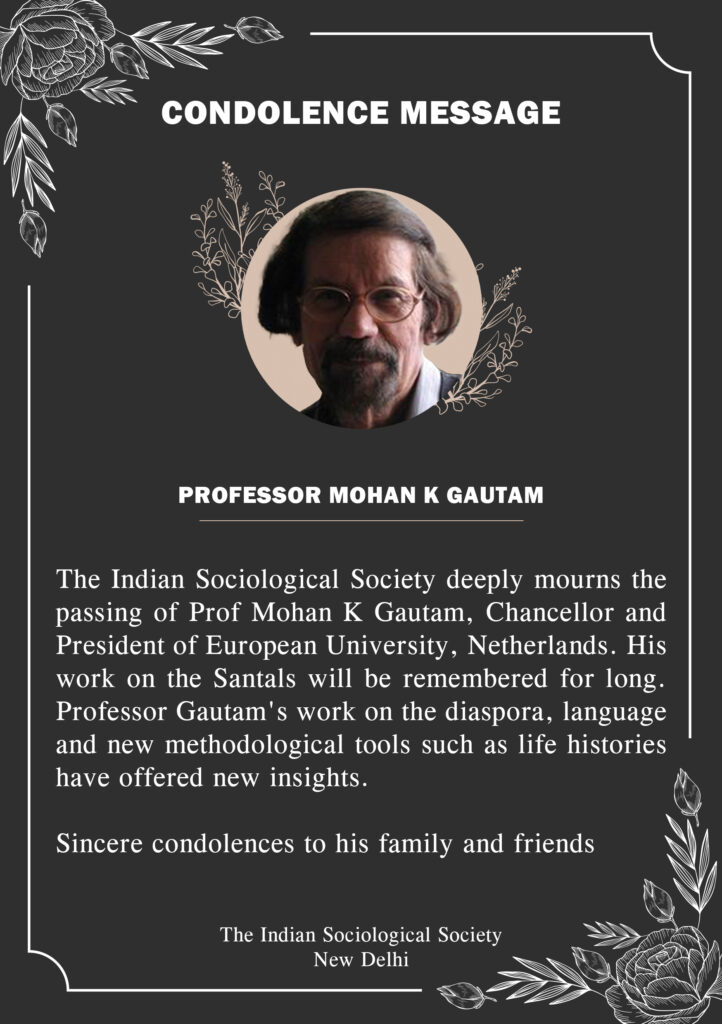 Condolence Message